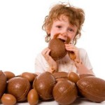Uova di cioccolato e bambini