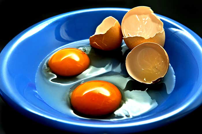 Le uova per i dolci di Pasqua