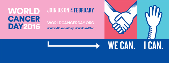Giornata mondiale contro il cancro 2016: We can, I can